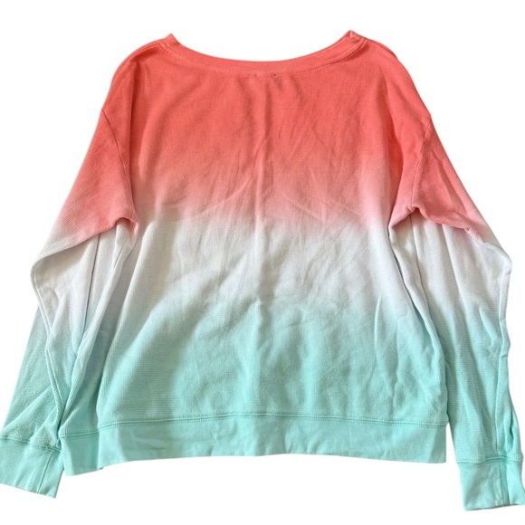 Splendid Ombre Waffle Knit Pullover – L - Picture 1 of 5